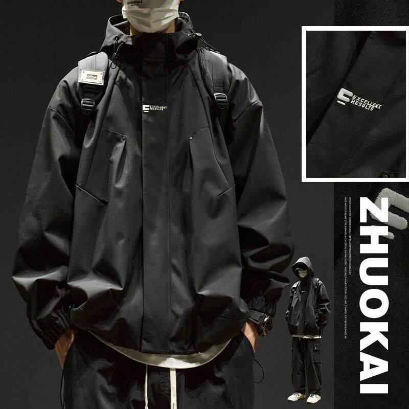 香港潮牌冲锋衣男款外套夏季防晒户外防风青少年春秋男士夹克男装