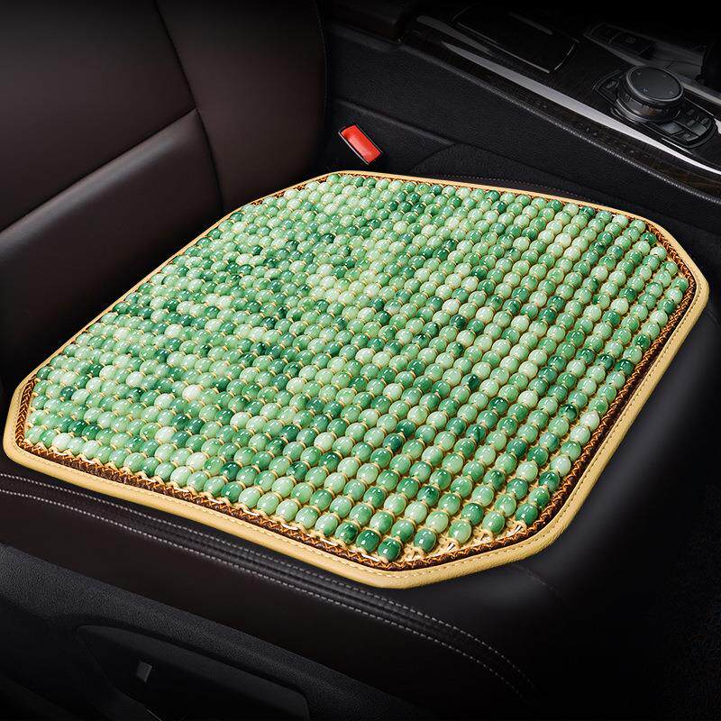 汽车木珠坐垫夏季冰丝座垫车内透气凉垫凉席货车小轿车通用坐垫