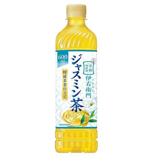 日本进口三得利 Suntory伊右卫门茉莉花茶绿茶饮料0糖0脂0卡600ml