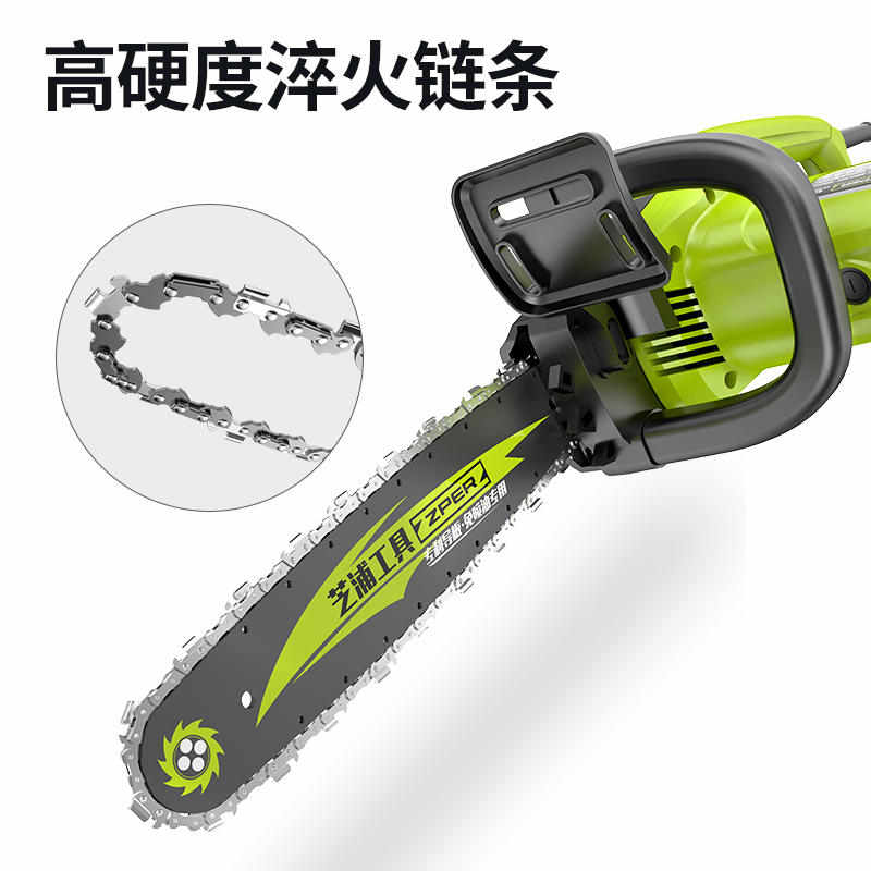 通用款电锯伐木锯锯链园林锯免加油家用型配件链锯磨链机链条锯*