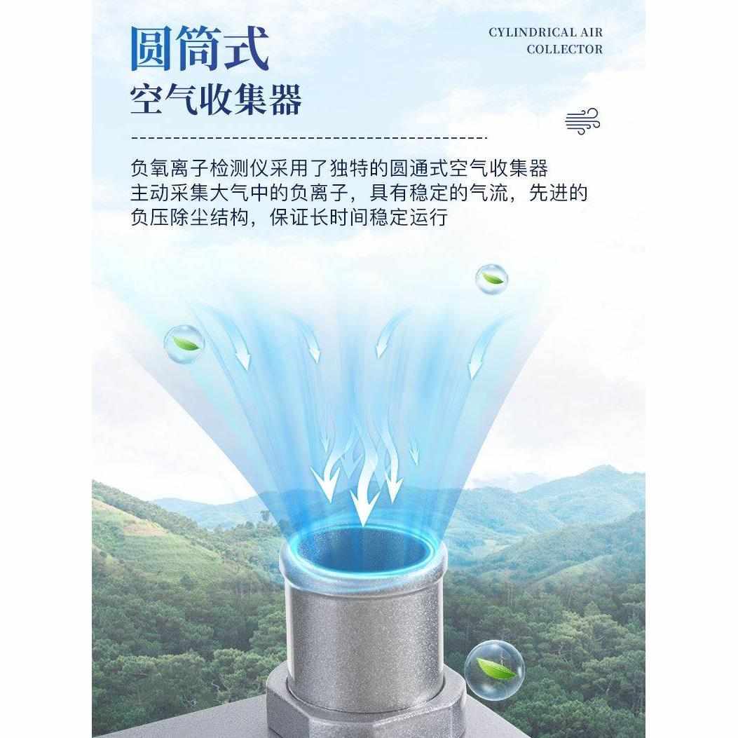 负氧离子检测仪便携式高精度空气环境质量PM2.5甲醛浓度快速监测*