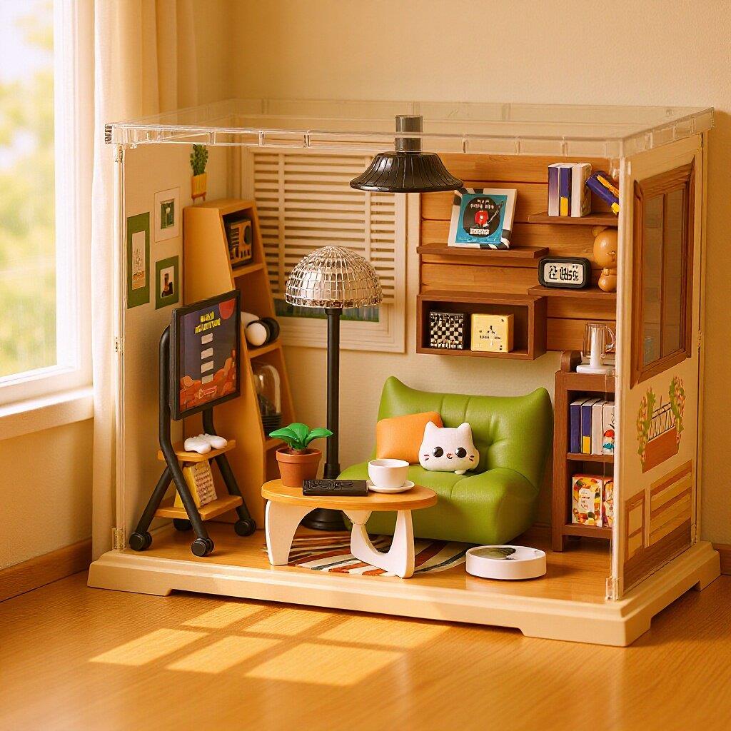 超级mini世界手工DIY小屋迷你微缩场景模型拼装儿童益智玩具礼物