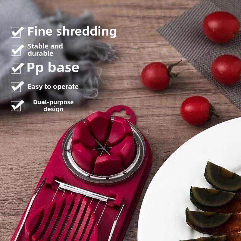 【日语专业】切蛋机家用二合一切蛋神器切皮蛋皮蛋多瓣分割器