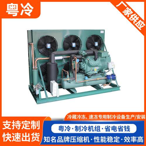 半封闭活塞压缩机制冷冷库制冷设备非标大型冻品市场制冷机组