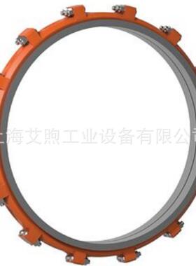 DN1800铸钢卡箍式柔性管接头 ZG埋地式柔性卡箍接头GB8259-87