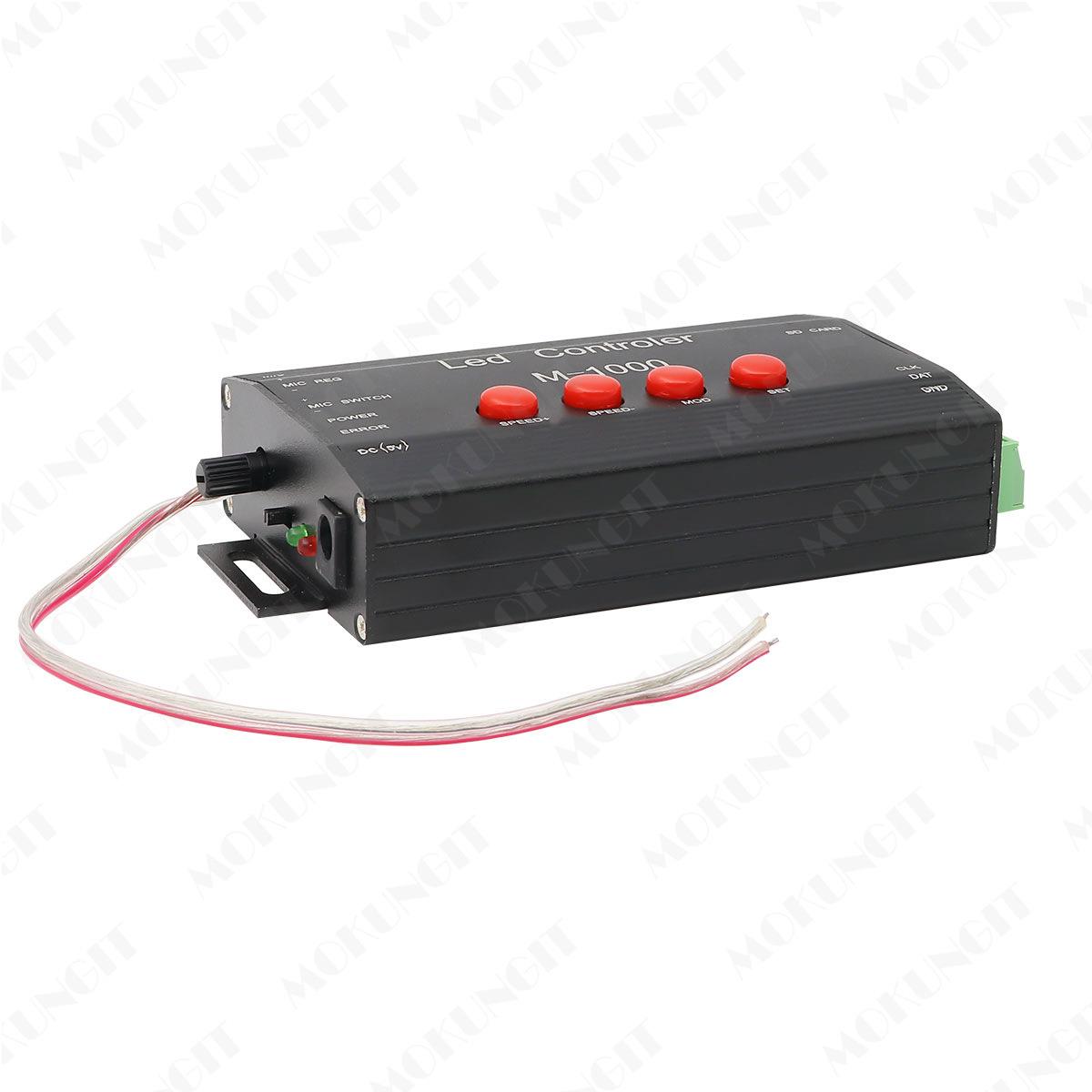 M-1000A LED 音频控制器 WS2812B WS2801 幻彩LED音乐 控制器
