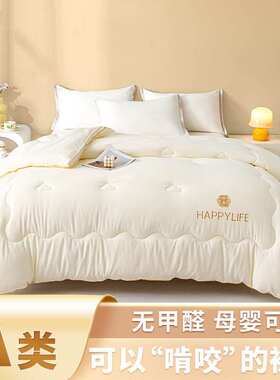 大豆纤维被子被芯200x230cm冬天加厚保暖冬被180x220冬季220x240