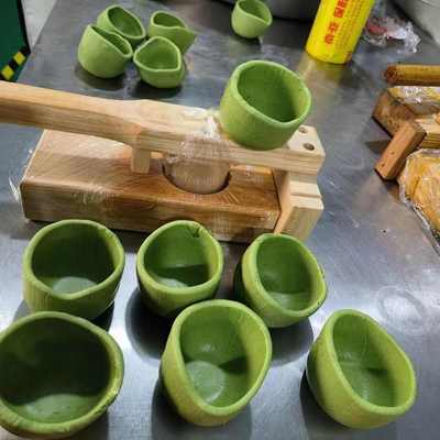 清明果压皮神器实木加厚耐用做子艾叶米粿雪媚娘糍粑压清明果神器