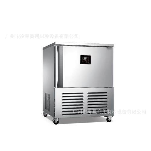 5盘10盘速冻冰柜鲜深海鱼包子饺子速冻柜商用不锈钢插盘风冷冰箱