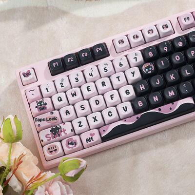 漫步猫M108机械键盘gasket结构有线三模无线静音麻将音客制化套件