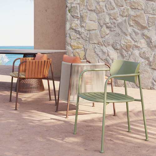 户外桌椅庭院花园别墅阳台民宿酒店花园休闲藤编奶油风家具组合