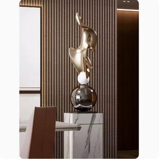 热销艺贝代子电镀艺术DS 雕塑现几何落关地件酒店摆会所样板 2024