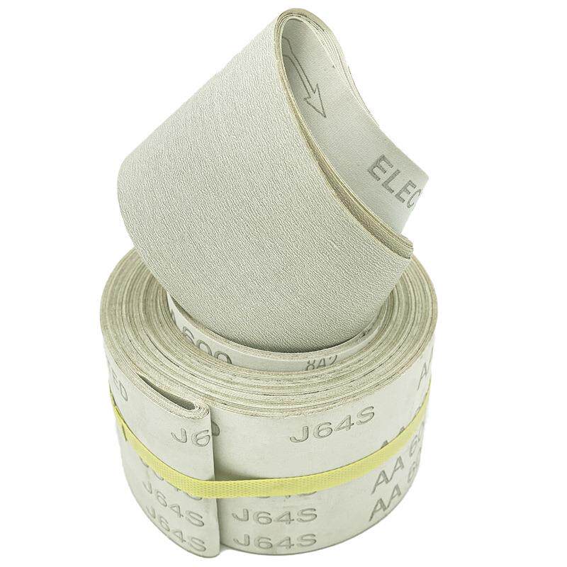 J64S手撕砂布卷4寸软砂布卷木工家具雕刻抛光打磨砂布10cm砂纸卷