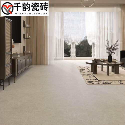 微哑质感800x800复古莱姆石瓷砖古堡地砖极简风客餐厅卧室地板砖