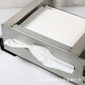 酒卫生间 镜店装 抽304隐藏式 擦后巾纸盒不锈钢暗商场导轨手纸盒式