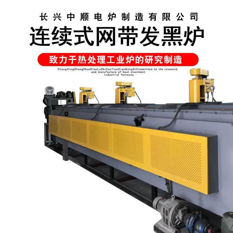 厂家制造发黑炉连续式网带炉标准件上油处理电炉烧电热电加热调温