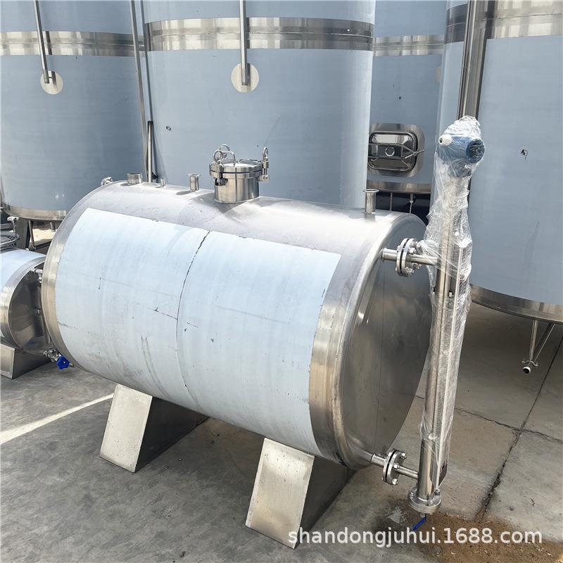 卧式醇基燃料储存罐1立方化工液体罐坚固耐用生产不锈钢罐