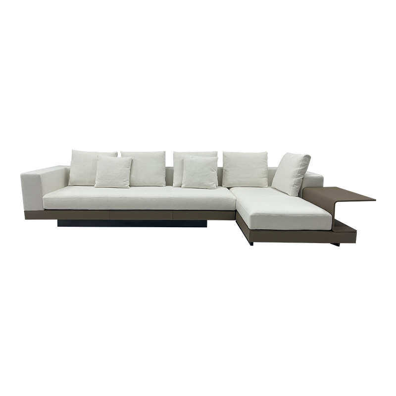 式家具组合简佛山极布头沙发别墅层意厂利沙康纳发转角棉麻牛皮艺