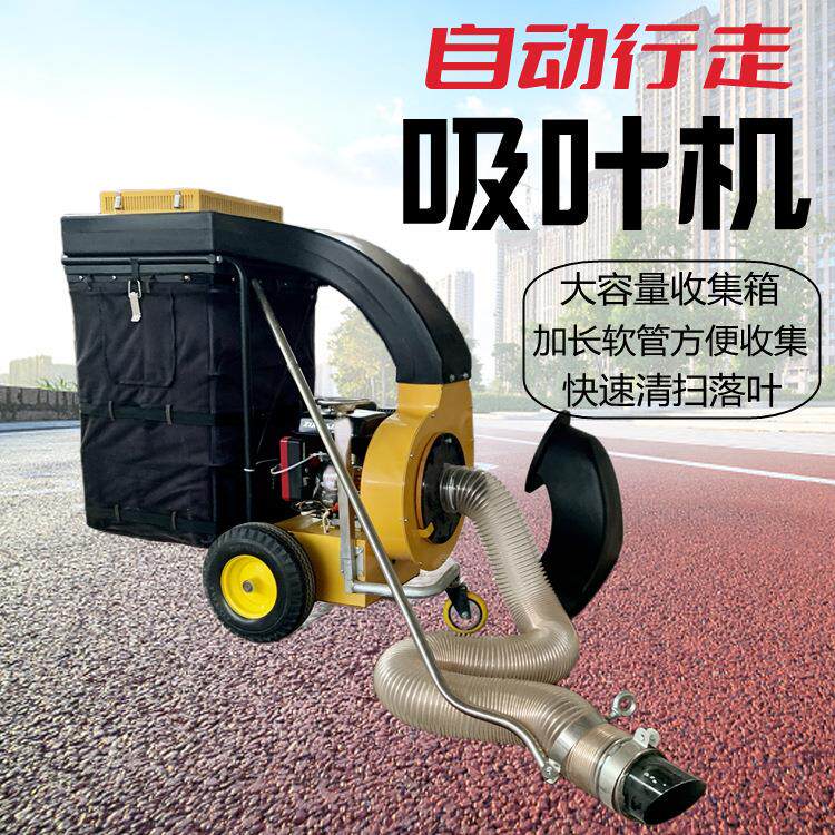 手推式吸叶机 道路边落叶清扫机 汽油树叶清理机大功率落叶收集器