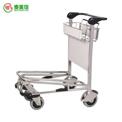 手推车机场mj手推车 不锈钢供应aat06国外双层-不锈钢行李 车