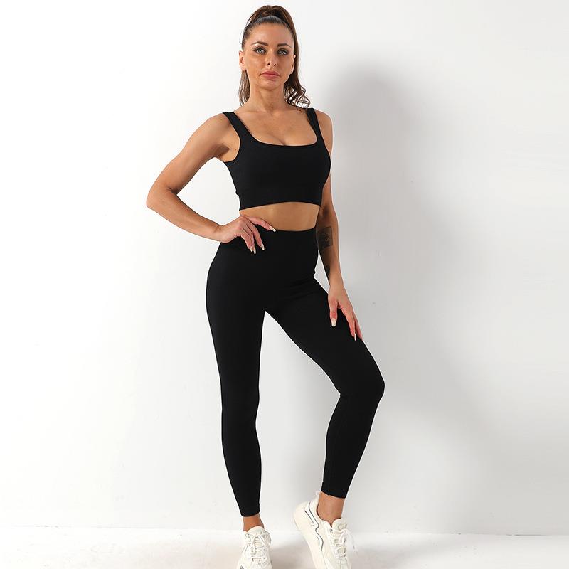 Women Thread Quick Yoga Suit Sports Yoga Pants Bra Lift