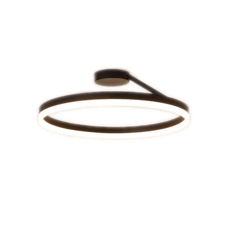 书房灯led吸顶灯现代简约圆形北欧客厅灯大气房间创意卧室灯灯具