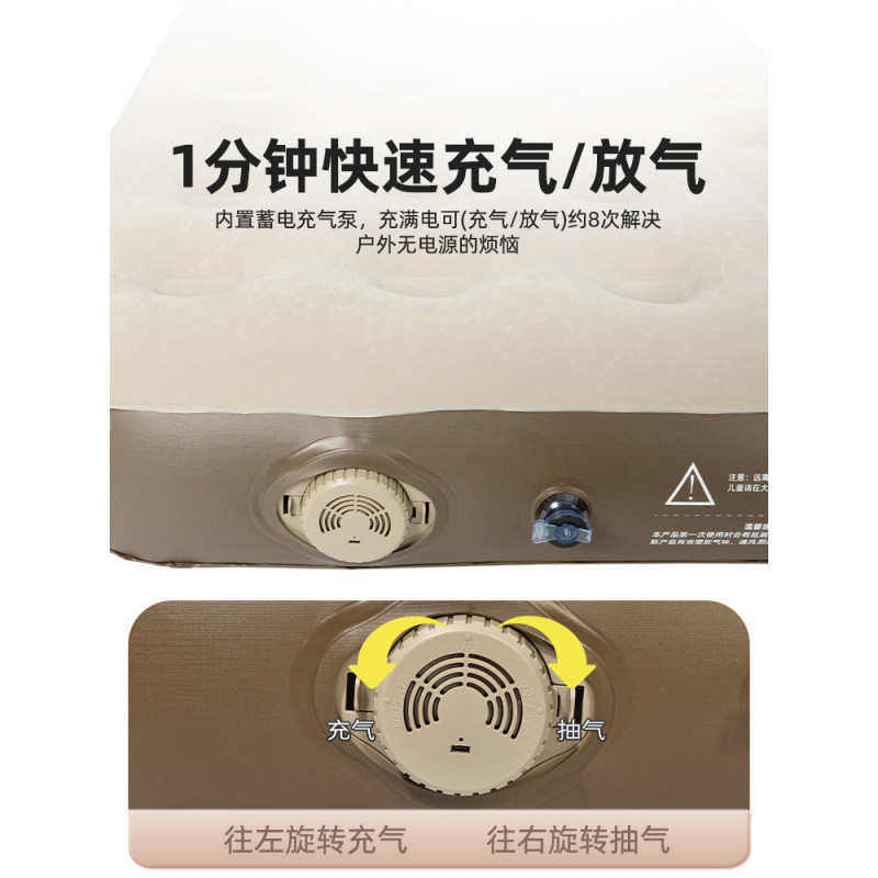 原始人充气床垫打地铺家用双人便携帐篷户外露营野营加厚自动气垫,户外/登山/野营/旅行用品,充气床,淘宝优惠券,粉丝福利购,淘宝优惠卷