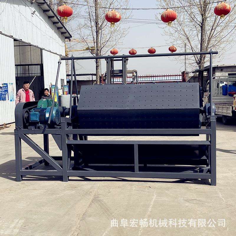 大型火机铁滚筒除滚锈机53去毛刺烧六角筒抛光去油漆表面翻新研磨