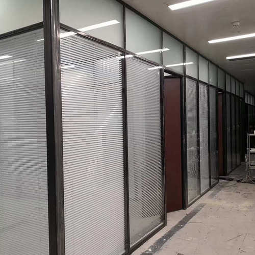办公室玻璃隔断高体高隔墙 厂家隔断德隔断百叶批发铝合金北京