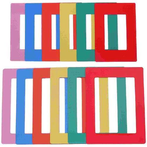 12 Pcs Large Magnetic Attraction Photo Frame Fridge Holders