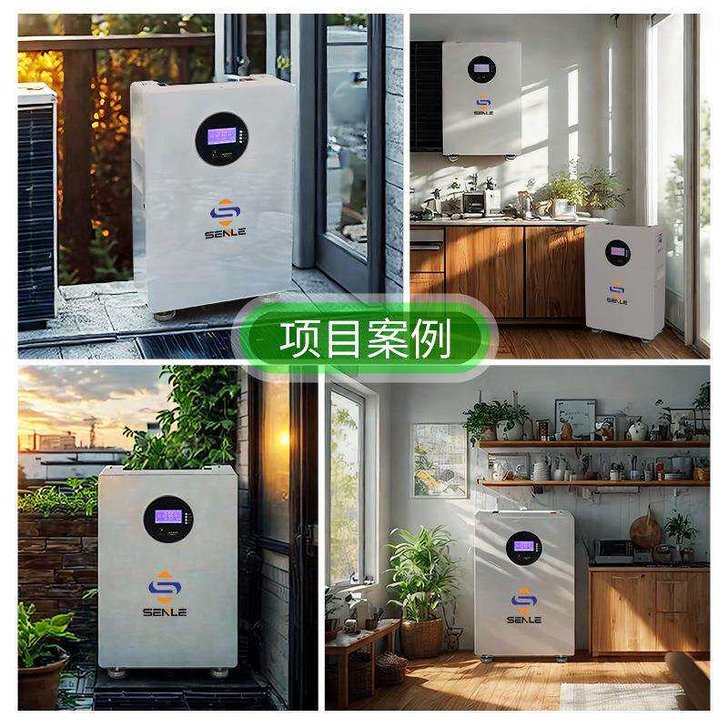 家庭储能51.2V磷酸铁锂太阳能光伏发电系统5KW10KW15KW挂壁式