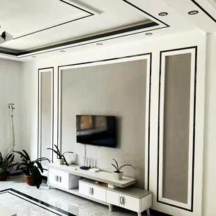 1.2米亚克力镜面墙贴 天花板吊顶装饰条边线自粘电视背景墙边框条