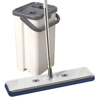 Squeeze Floor Mop Bucket Mop Spin Bucket Magic Flat Mop Dry