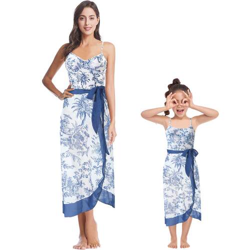 Parent child one-piece bikini women's swimsuit