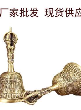 仿古铜铃招魂铃拿摇铃道士铃铃铛法铃阴阳铃手道具
