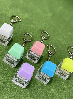 LED Keyboard Key Chain Toy Sss Relief DIY Button Finger Keyb