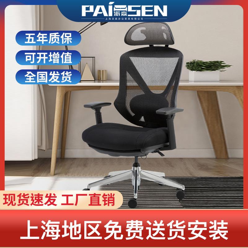 人工体学椅电脑椅办公椅家用座椅升降扶手网红椅可躺可升降躺椅