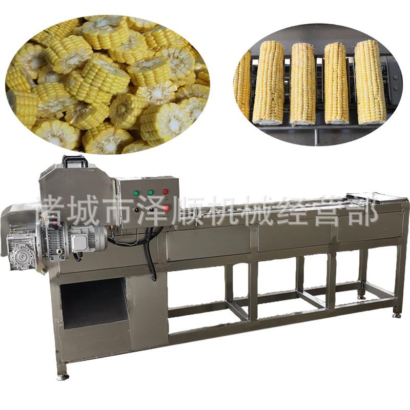 东北水果玉米切割机水果玉米切块机水果玉米分割机