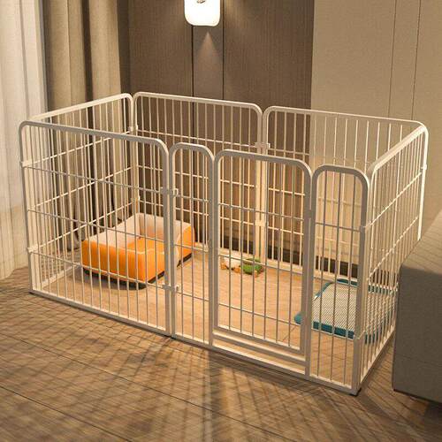 宠物围栏栅栏自由拼接狗窝一室一厅一卫室内家用小中大型犬狗笼