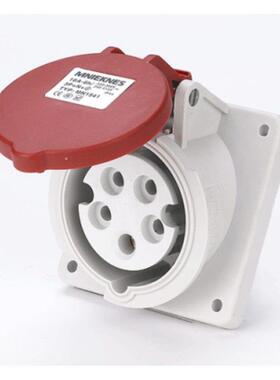 国曼MNIEKNES德标防水工业暗装斜式插座 5芯32A IP44 MN3541