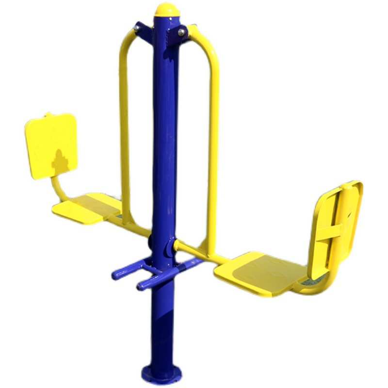 老年人小区健身器材公园双人训练坐蹬广场社区健身腿部室外器户外