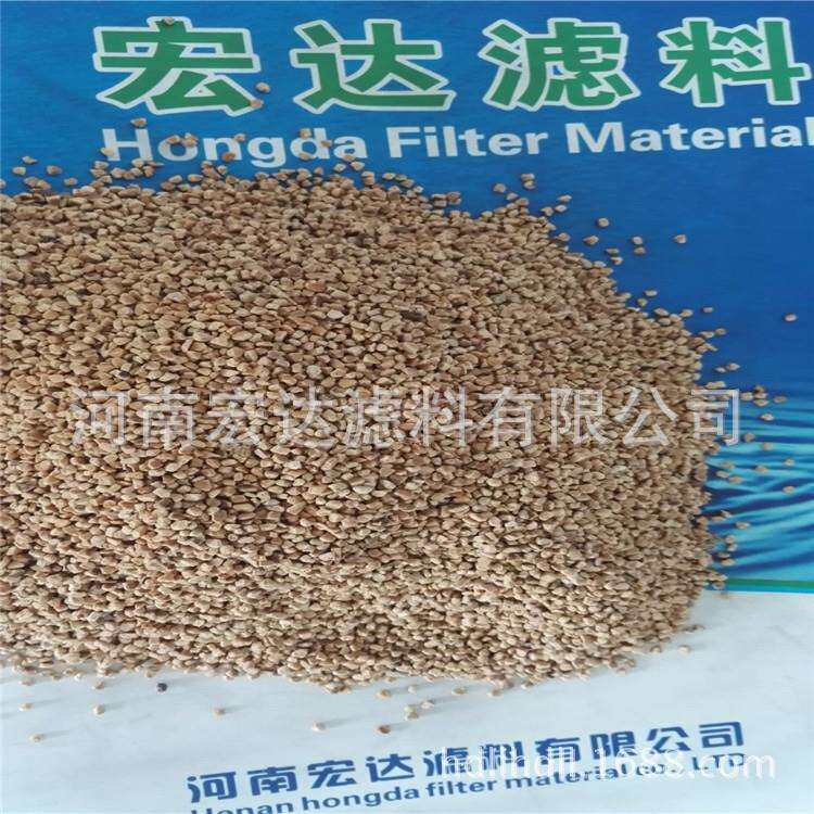 水处理用核桃壳滤料油田堵漏除油核桃壳颗粒磨料 厂家直销核桃壳