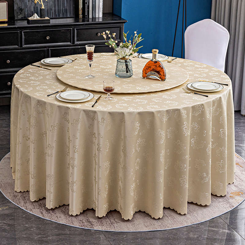 免洗隔热桌布耐热高档简约餐厅制作圆形皮革防油防水饭店台布