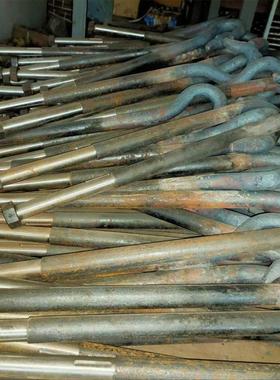 抛吊钩丸机配件1吨2吨吊3吨5吨LTT锻钢打圆钩子总成挂工件喷砂机