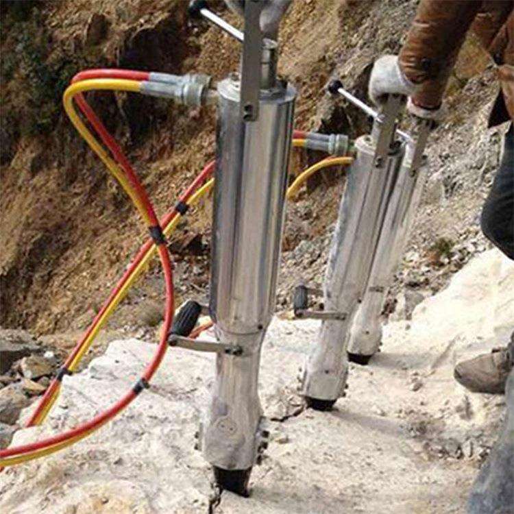 厂家生产液压岩石分裂机 电动液压岩石劈裂机 液压劈裂机
