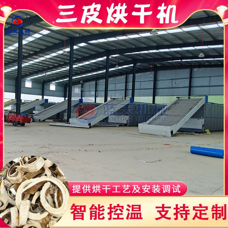 大型药材烘干设备枇杷叶桑白皮地骨皮干燥机网带三皮药材烘干机