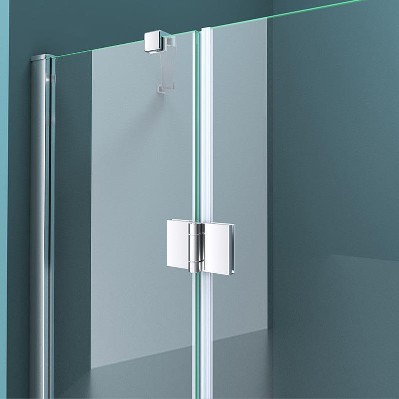 极门窄方形L型整淋浴房推卫生间干湿体分离IPD隔断浴室玻璃拉移浴