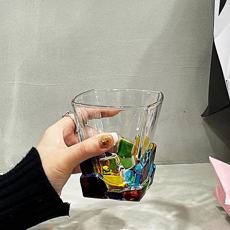 异形水杯设计感小众简约网红稀奇古怪水杯不走寻常路的杯子玻璃杯