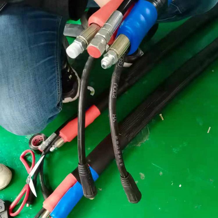涂源头747工厂喷高压涂机管路双组份胶铜带加热管gu瑞克喷管机适