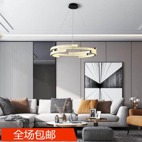 后现代轻奢客厅吊灯卧室创意个性简约设计师款餐厅主灯高档水晶灯